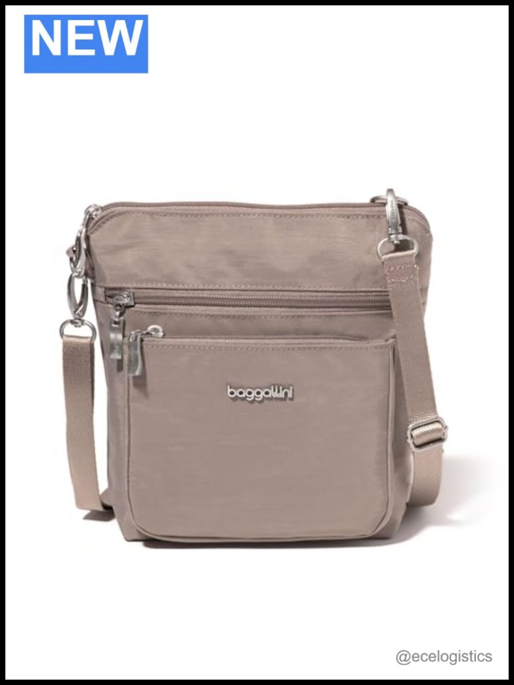 Baggallini Modern Pocket Crossbody Bag Women Lightweight Water-Resistant RFID